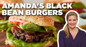 Amanda Freitag’s Black Bean Burgers with Tomato-Lime Mayo | Food Network | Flipboard