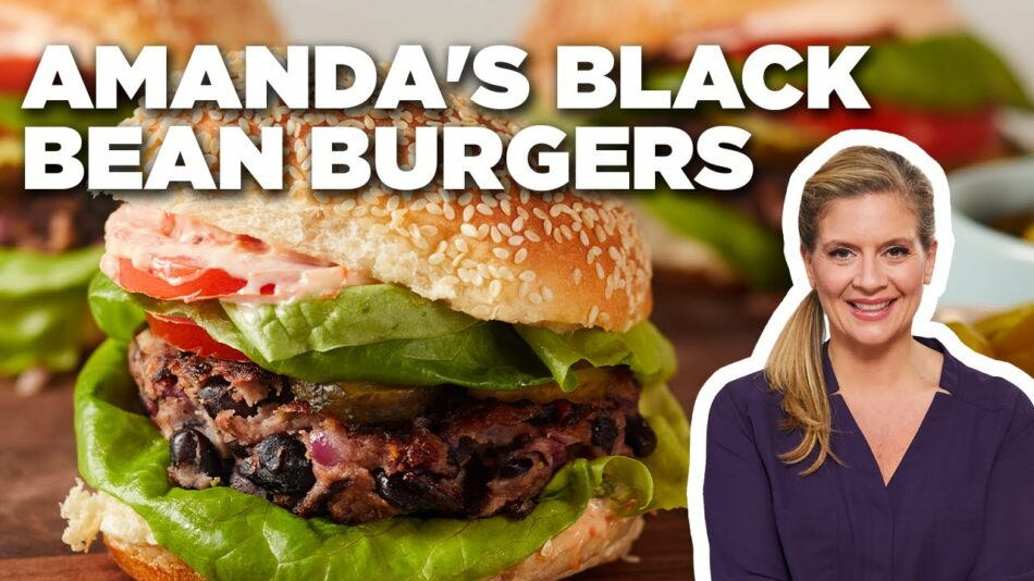 Amanda Freitag’s Black Bean Burgers with Tomato-Lime Mayo | Food Network | Flipboard