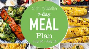 Free 7 Day Healthy Meal Plan (July 10-16)
