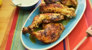 Peruvian-Style Spatchcock Chicken with Creamy Cilantro Sauce | Recipe | Spatchcock chicken, Cilantro sauce, Food network recipes