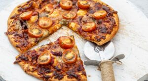 Gluten-free pizza with Gorgonzola