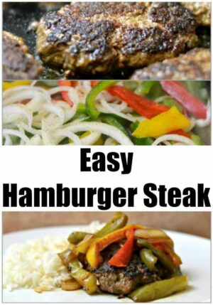 Hamburger Steak Recipe No Gravy – Easy Weeknight Dinner – 4 Hats and Frugal | Recipe | Hamburger steak, Hamburger steak recipes, Beef recipes easy