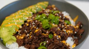 Easy Ground Beef Rice Bowl – Kwokspots
