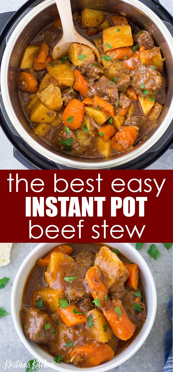 Instant Pot Beef Stew | Instant pot beef stew recipe, Pot recipes healthy, Easy pressure cooker recipes