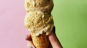 Salted pistachio and lime ice cream – delicious. magazine – Delicious Magazine
