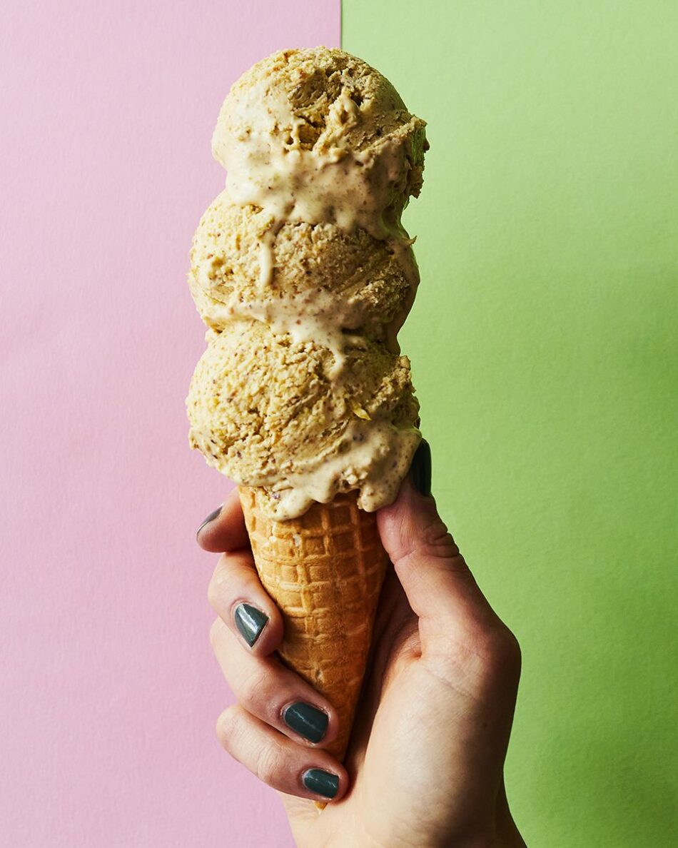 Salted pistachio and lime ice cream – delicious. magazine – Delicious Magazine