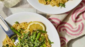 Jeanine Donofrio Calls Her Creamy Orzo with Asparagus and Peas a ‘Shortcut Risotto’ – Yahoo Entertainment