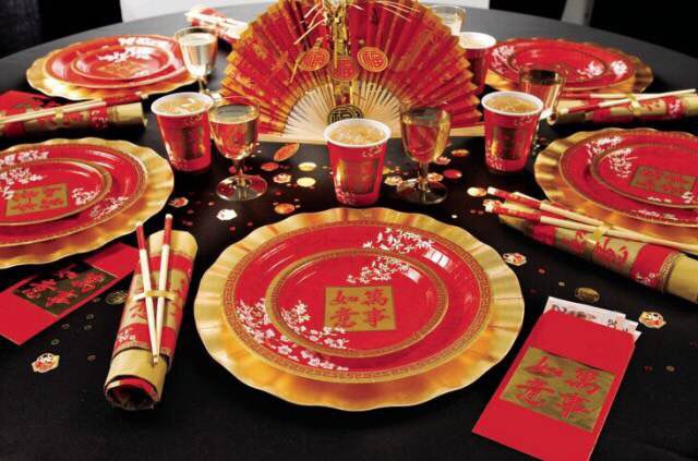 Pin by Michelle on tablescape | Chinese new year party, Chinese new year decorations, Chinese christmas – B R Pinterest