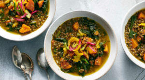 Citrusy Lentil and Sweet Potato Soup Recipe – The New York Times