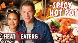 Bobby Flay Eats FIERY Hot Pot + Spicy Street Food & Chinese Noodle Tutorial! | Heat Eaters – First We Feast