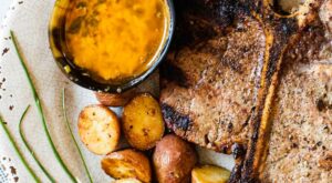 Grilled T-Bone Steaks with Cowboy Butter