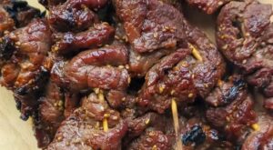Teriyaki Sesame Beef Skewers in 2023 | Skewer recipes, Beef recipes easy, Beef dinner