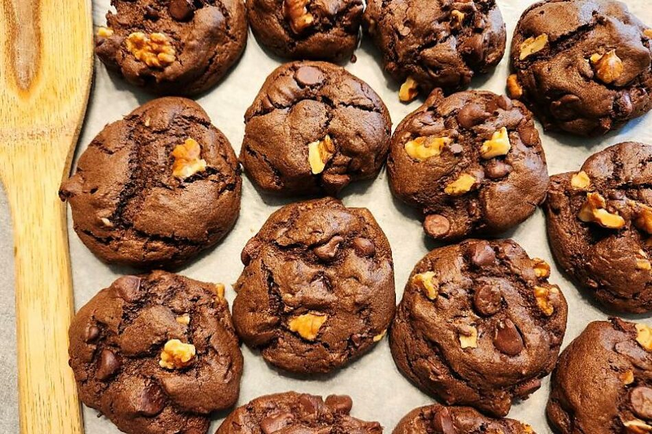 5-Ingredient Chocolate Walnut Cookie Recipe: One Bowl Cookies in Minutes | Cookies | 30Seconds Food
