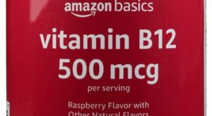 “Amazon Basics Adult Vitamin B12 Gummies – Supports Energy, Brain Function, and Immune Health | Vegan and Gluten-Free”