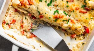 Mediterranean Chicken Enchilada Casserole – Not Your Typical Enchilada