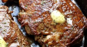Cast-Iron Boneless Ribeye Steak – Healthy Recipes Blog | Cast iron skillet recipes dinner, Good steak recipes, Beef steak recipes