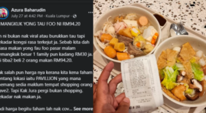 Woman stunned with price of RM 94 Yong Tau Foo in steamboat