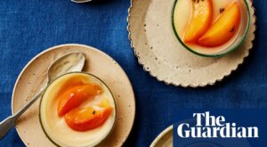 Ravneet Gill’s white chocolate pots with roast nectarines – recipe | The sweet spot