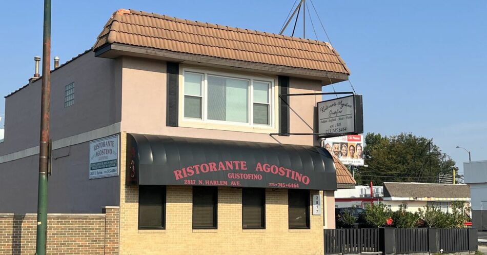 Northwest Side Italian Icon Ristorante Agostino Closes After Nearly 38 Years