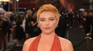 Welcome to “Flo-ver town”: Florence Pugh in love with her Guy Fieri-like ‘do – WJJY 106.7