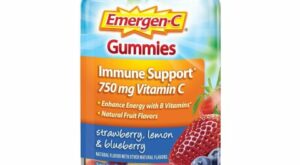 Emergen-C 750mg Vitamin C Gummies for Adults, Immune Support Gummies, Gluten Free, Strawberry, Lemon and Blueberry Flavors – 45 Count – Dealmoon