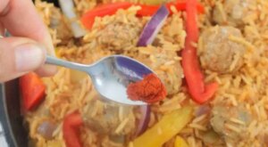 Gluten-Free Peppers And Rice Skillet – Fit as a Mama Bear