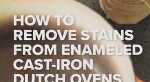 How to Remove Stains from Enameled Cast-Iron Dutch Ovens | We love our Dutch ovens here at America’s Test Kitchen—but the downside is that the light-colored, enameled interiors become discolored and stained with… | By America’s Test Kitchen | Facebook