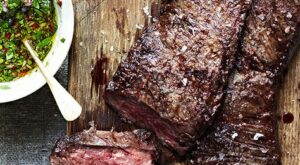 Skirt Steak with Chimichurri Sauce | Recipe | Good steak recipes, How to cook steak, Skirt steak