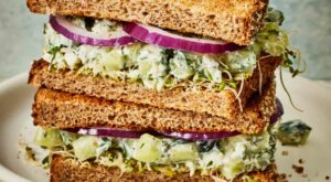 Cucumber Salad Sandwich