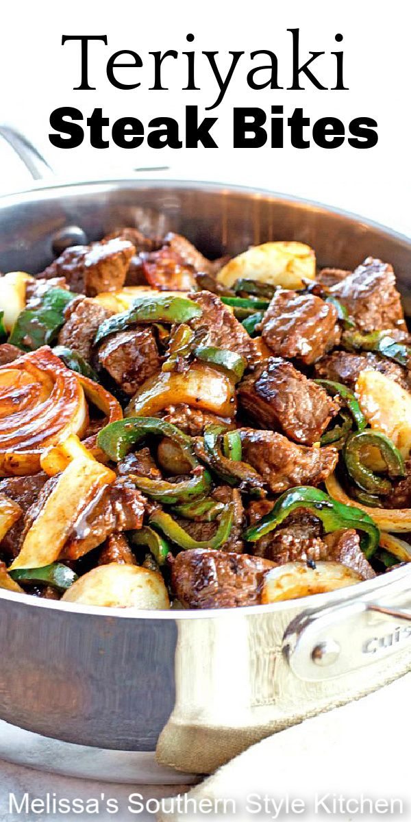 Teriyaki Steak Bites | Beef steak recipes, Beef recipes for dinner, Beef recipes easy