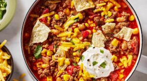 The Creamy Topping On This Taco Soup Is Out-Of-This-World Good