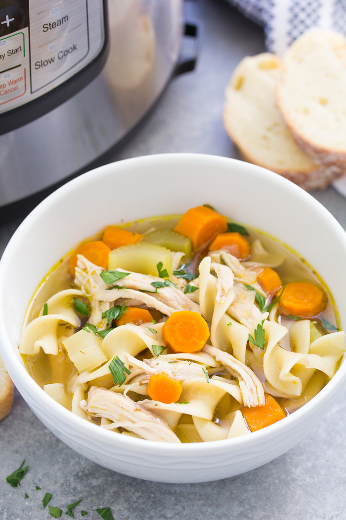 Instant Pot Chicken Noodle Soup – Easy and Healthy Recipe