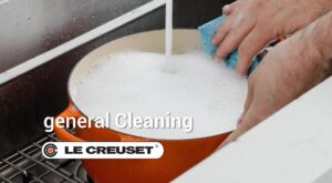 How to Clean your Le Creuset Enameled Cast Iron | Ever wondered how to wash your Le Creuset enameled cast iron cookware? With no need for the special care or seasoning of raw cast iron, these pieces… | By Prairie Rose Emporium | Facebook