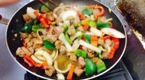 How to make beef stir-fry with bell peppers, soft meat, quick and easy for the first meal of the week