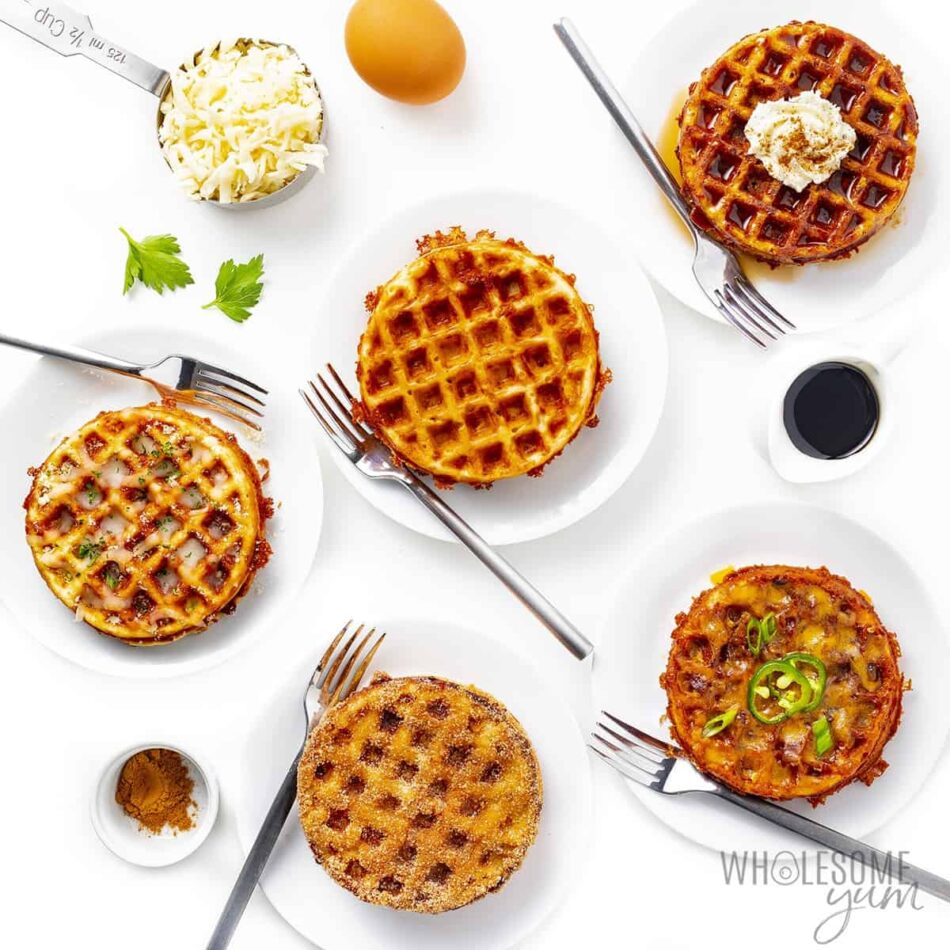 Chaffle Recipe | Wholesome Yum | Easy healthy recipes. 10 ingredients or less.