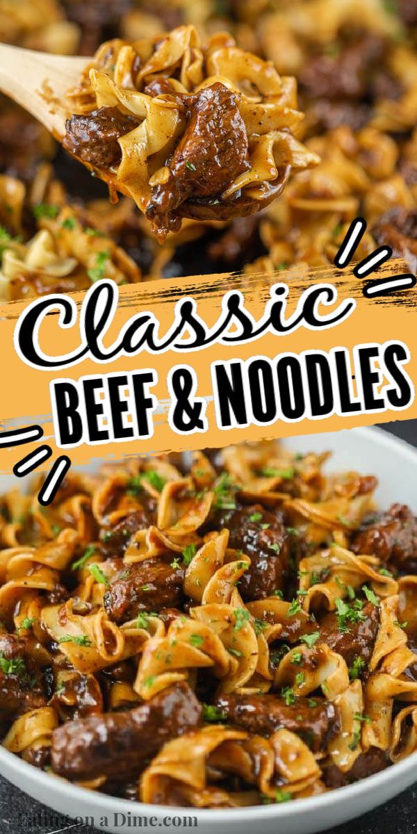 Easy Beef and Noodles Recipe | Beef casserole recipes, Roast beef recipes, Easy beef and noodles recipe