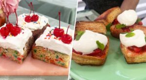 Bryan Ford sweetens up summer with tres leches Funfetti cake and strawberry shortcakes
