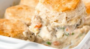 Easy Chicken Pot Pie Recipe With Biscuits