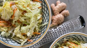 Recipe: Golden raisins cooked in butter elevate this coleslaw