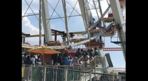 Ferris Wheel, Roller Coaster Riders Stuck on Wildwood Boardwalk