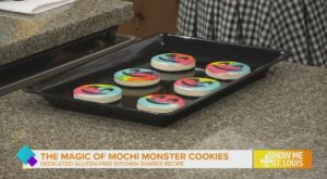 Celebrate going back to school with Mochi Monster Cookies