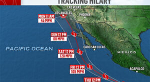 Tropical Storm Hilary expected to deluge Southern California with heavy rain