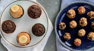 Chocolate Banana Muffins and No Bake Energy Balls – Home Made