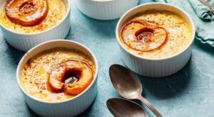 Recipe: Ripe peaches and custard make a velvety, scrumptious summer dessert – The Boston Globe