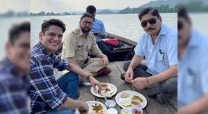 Vijay Varma’s Humble Lunch With Co-Stars On A Boat Ride
