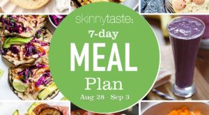 Free 7 Day Healthy Meal Plan (August 28-Sept 3)