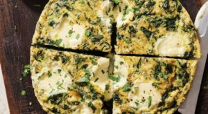 Spinach Frittata With Raisins and Pine Nuts