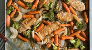 Sheet Pan Sticky Chicken and Vegetables | Recipe | Sticky chicken, Sheet pan recipes, Sheet pan dinners – B R Pinterest