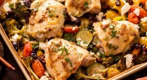 Low Carb Mediterranean Chicken Sheet Pan Recipe | – Atkins