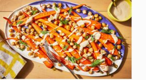 5-Ingredient Sheet-Pan Carrots & Chickpeas with Tahini Packs 8 … – EatingWell